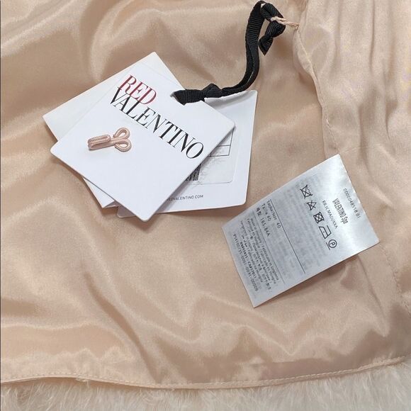 Red Valentino cropped feather vest size 40 - Picture 9 of 11